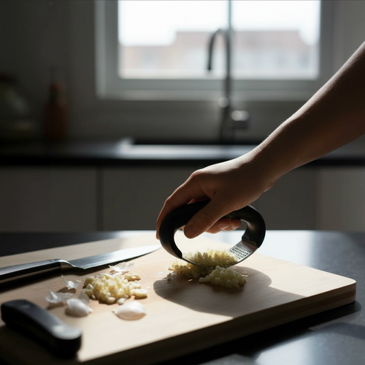 Kitchaura™ Stainless Steel Garlic Press