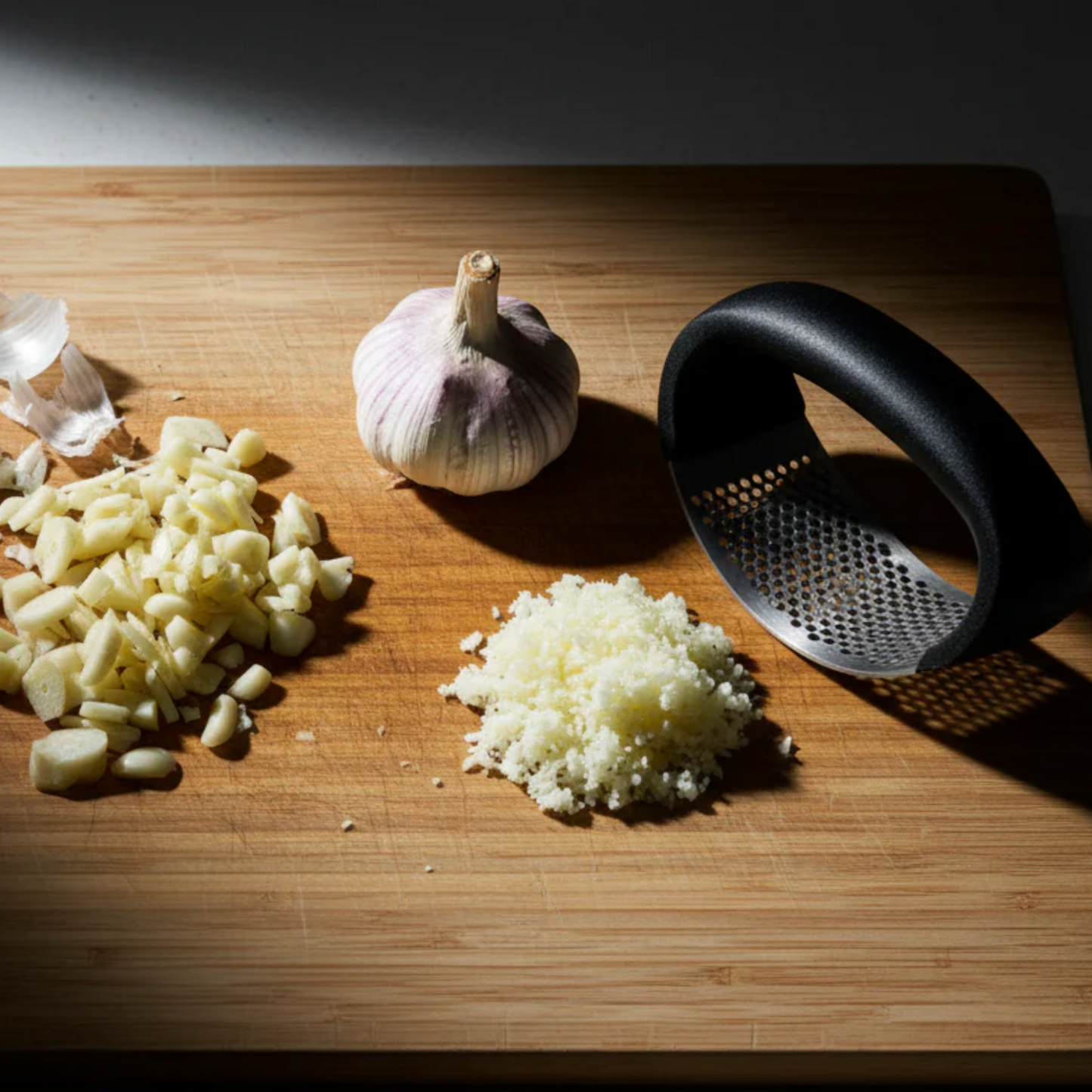 Kitchaura™ Stainless Steel Garlic Press