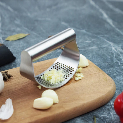 Kitchaura™ Stainless Steel Garlic Press