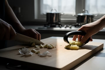 Kitchaura™ Stainless Steel Garlic Press