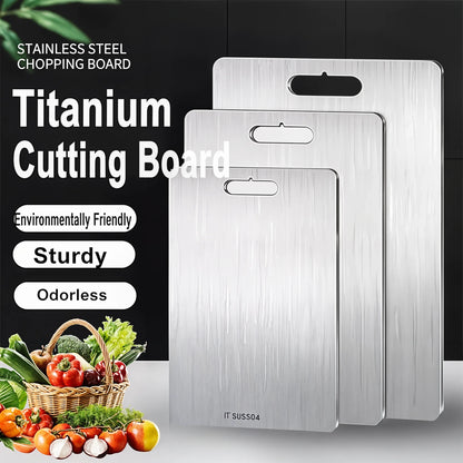 100% Pure Japanese Titanium Cutting Board