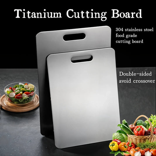 100% Pure Japanese Titanium Cutting Board